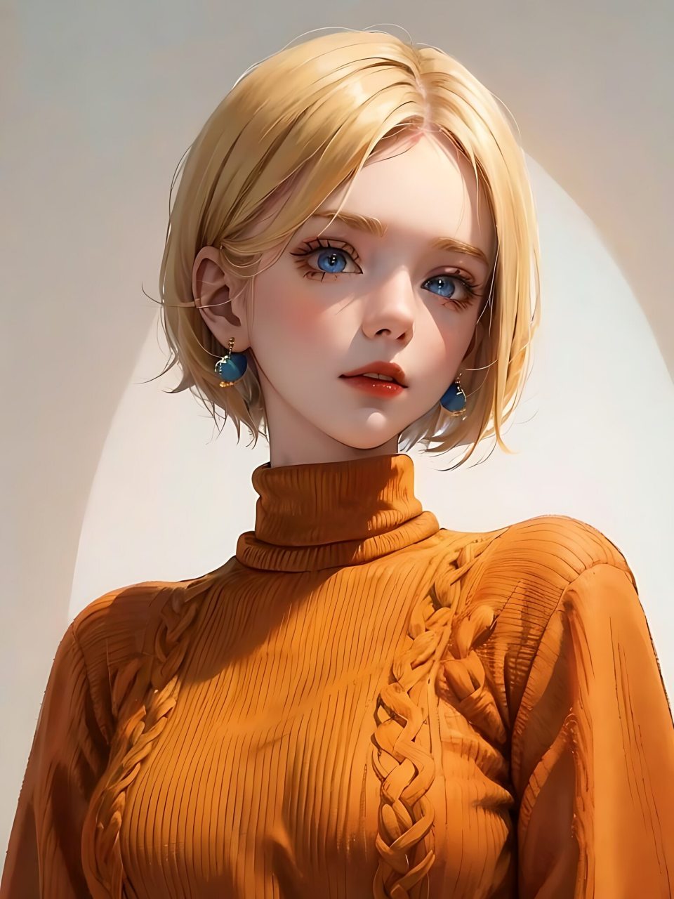 橙色系头像:每一种创伤,都是一种成熟.