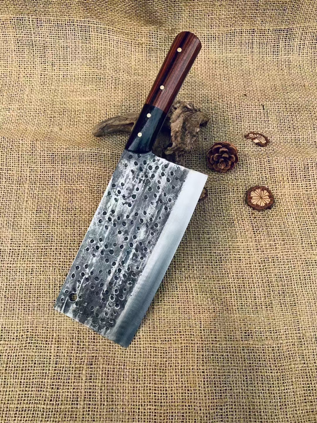 炮弹钢手工制作菜刀