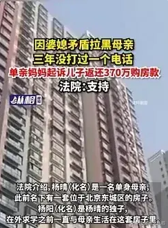 台剧《单亲妈妈》卖房原因