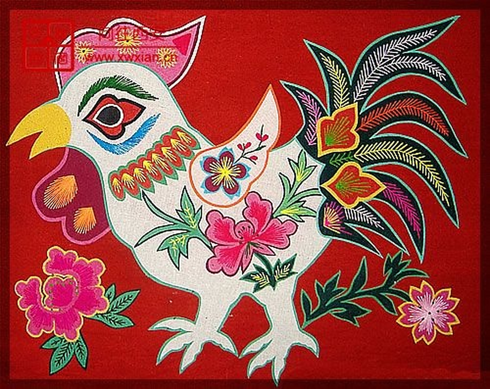 非遗民间艺术,陕西延川布堆花(画)  陕西延川布堆画源自广泛流行于