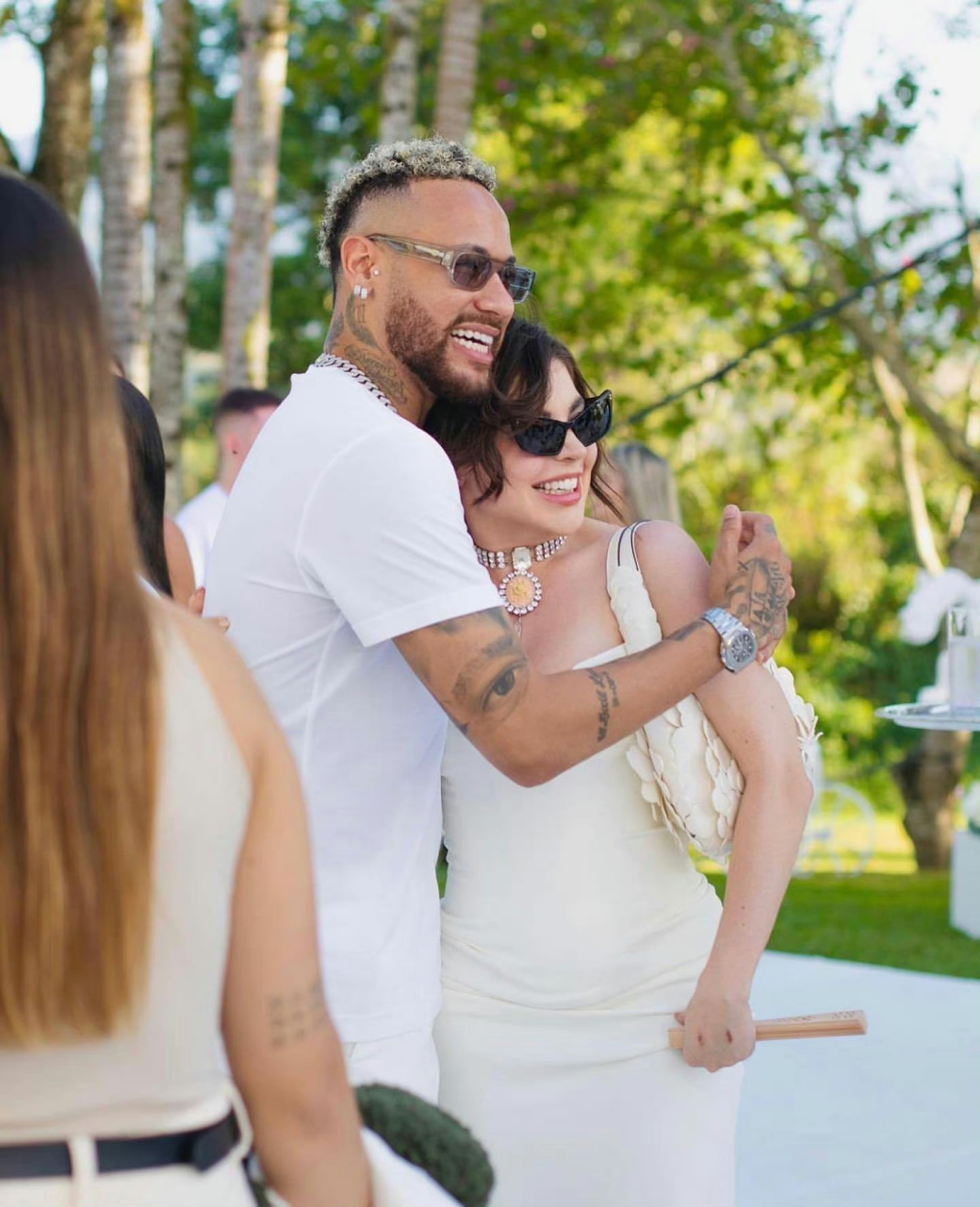 内马尔和女友布鲁娜