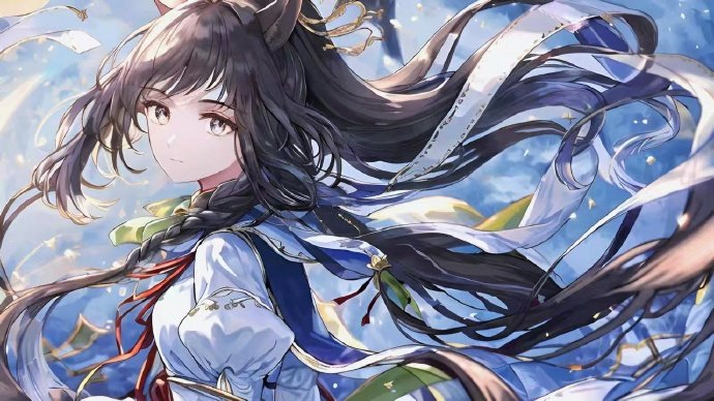 真好看的美女插画图片