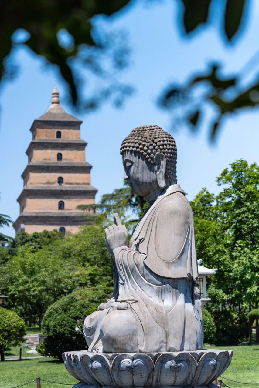 规模最大的唐代四方楼阁式砖塔,是佛塔这一印度佛教的建筑形式随着