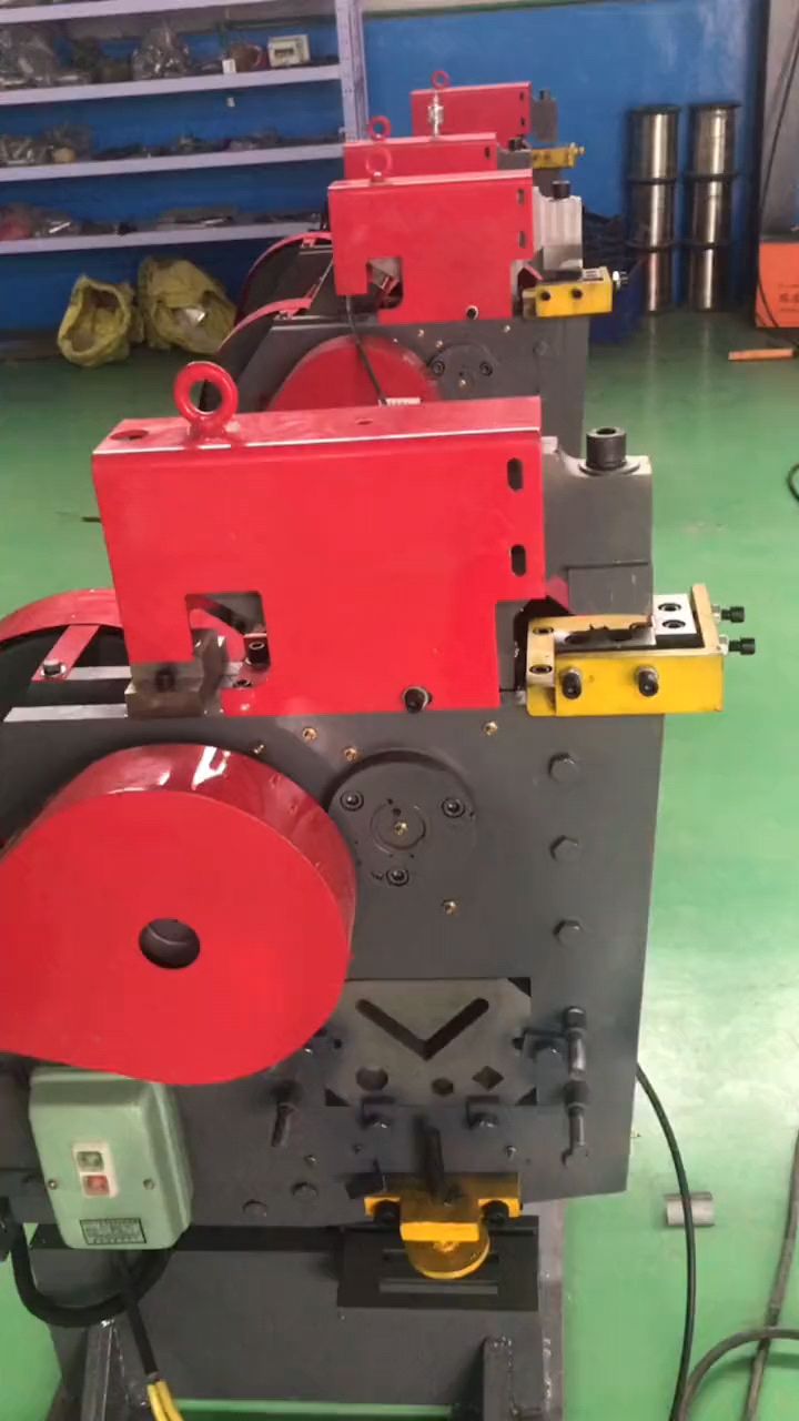 多功能联合冲剪机冲孔切断剪角一体机-度小视