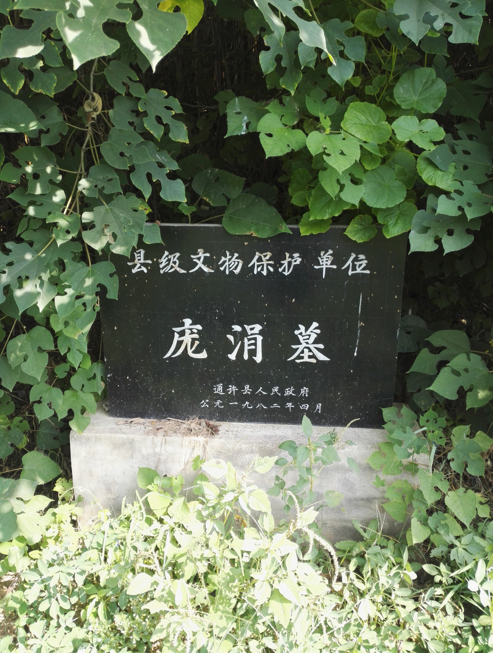 关于对通许县城关镇三里岗庞涓墓质疑  通许县城关镇三里岗有庞涓墓