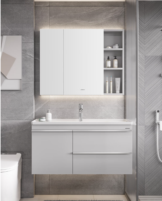 九牧浴室柜耐用吗?卫生间洗手盆柜是什么材质的?防潮吗?