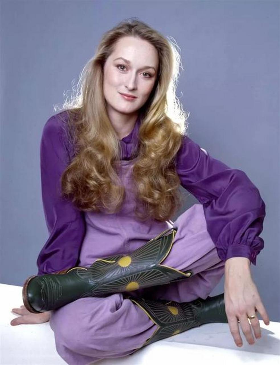 梅丽尔·斯特里普(meryl streep)年轻照.