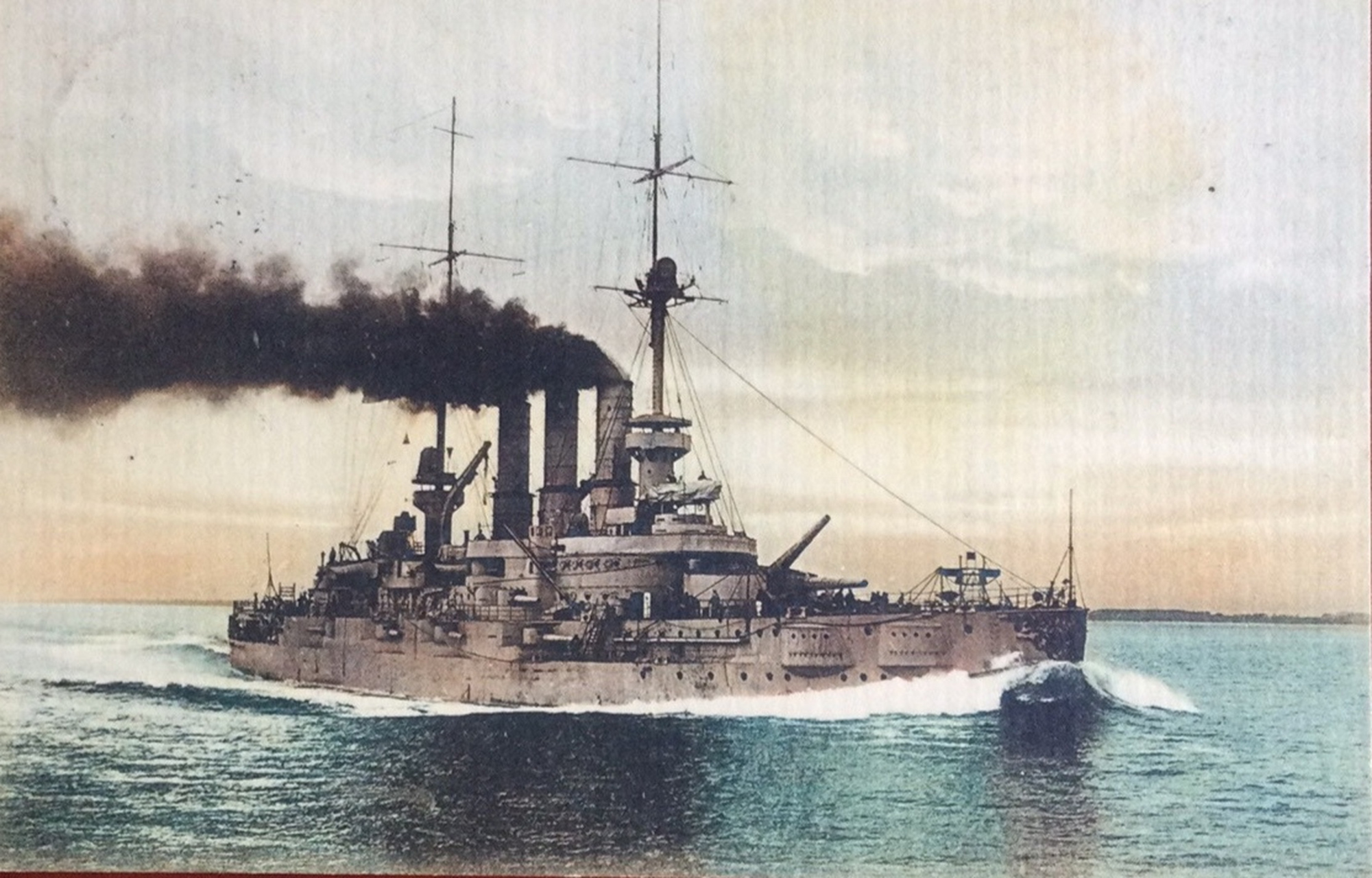 西里西亚号战列舰,1908年服役的德国早期无畏舰之一.