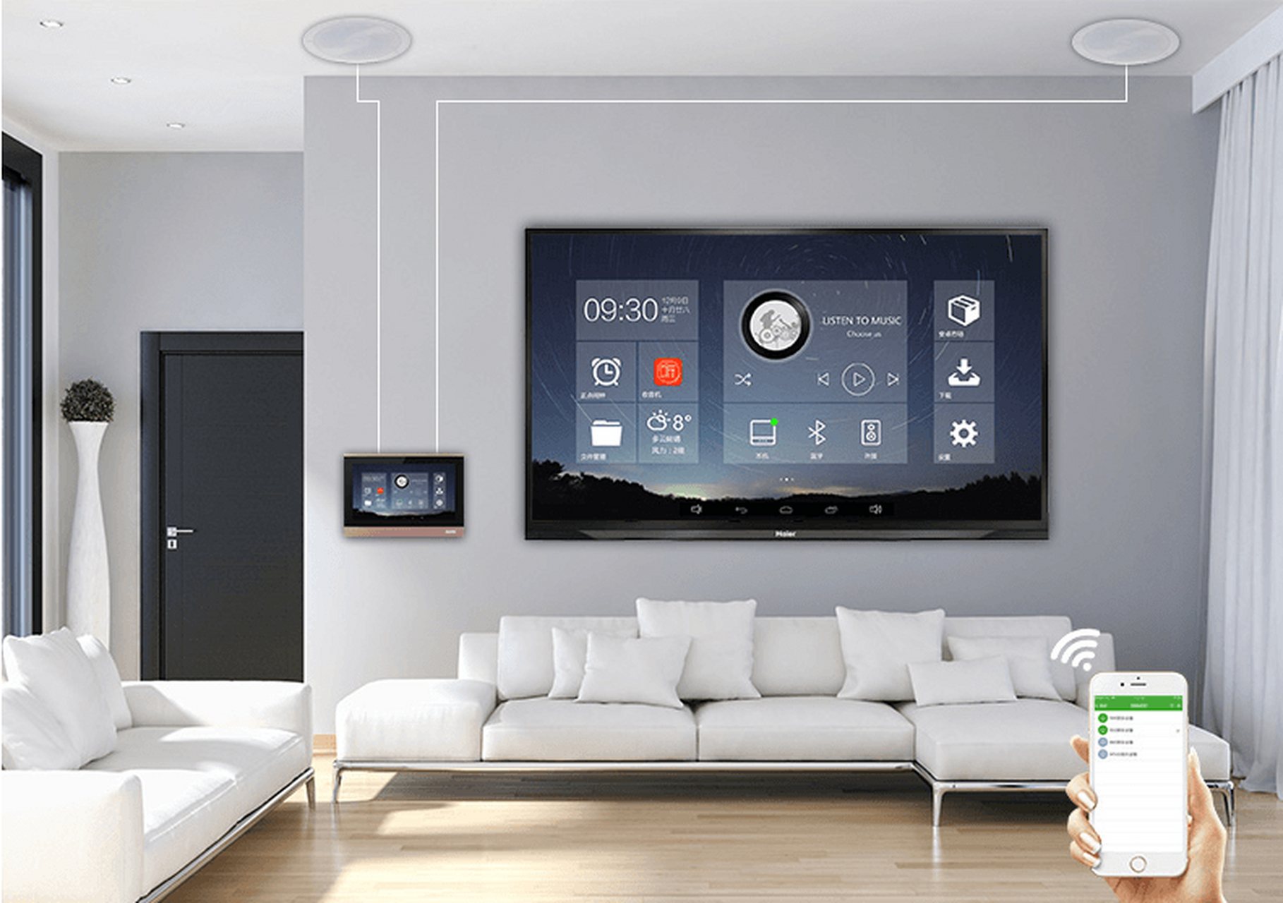 家庭影院系统与家庭背景音乐系统的区别?