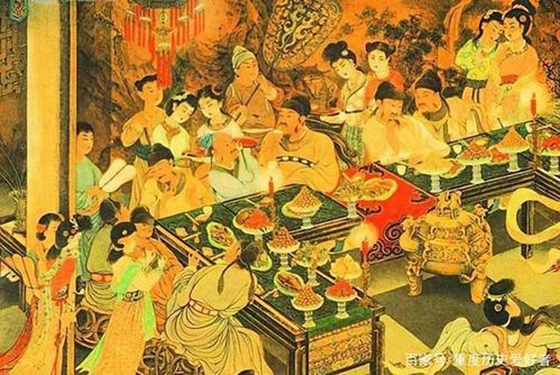 唐代的宴席图片