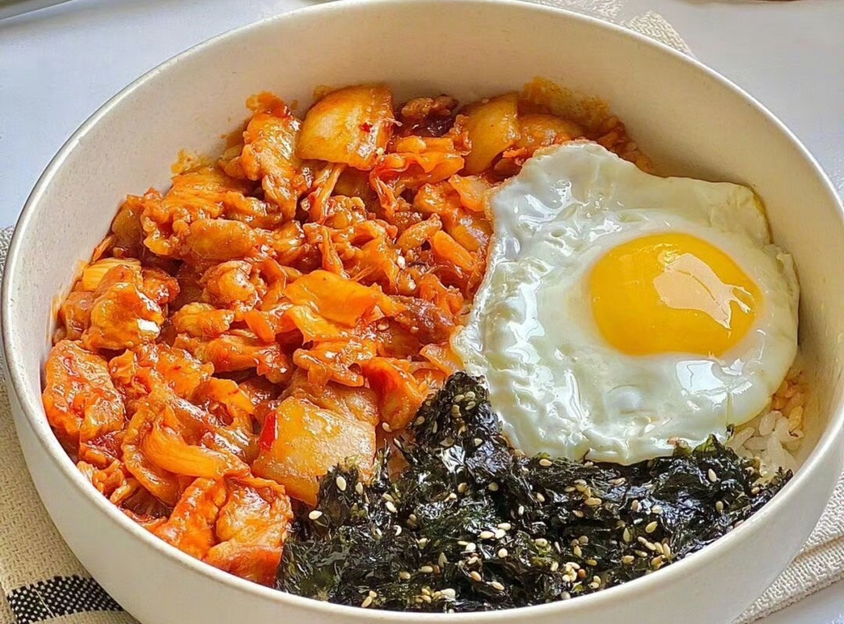 韩式五花肉拌饭|酱汁浓郁酸辣开胃02 喜欢吃韩式拌饭的家人们90