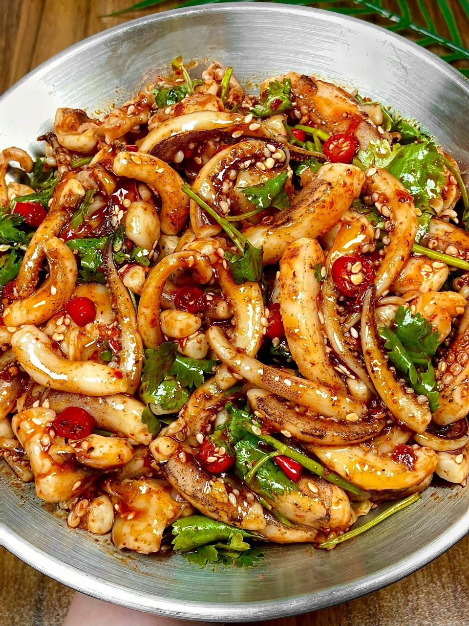 今天做了这个凉拌鱿鱼须真滴香! 香辣入味,鲜嫩爽口,贼过瘾!好吃到!