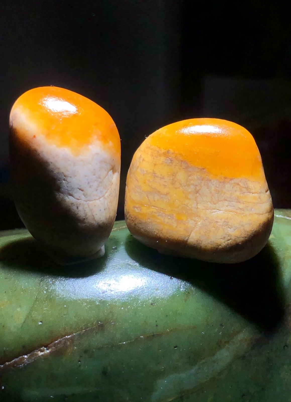 新疆和田玉籽料原石黄玉,带和田玉鉴定证书