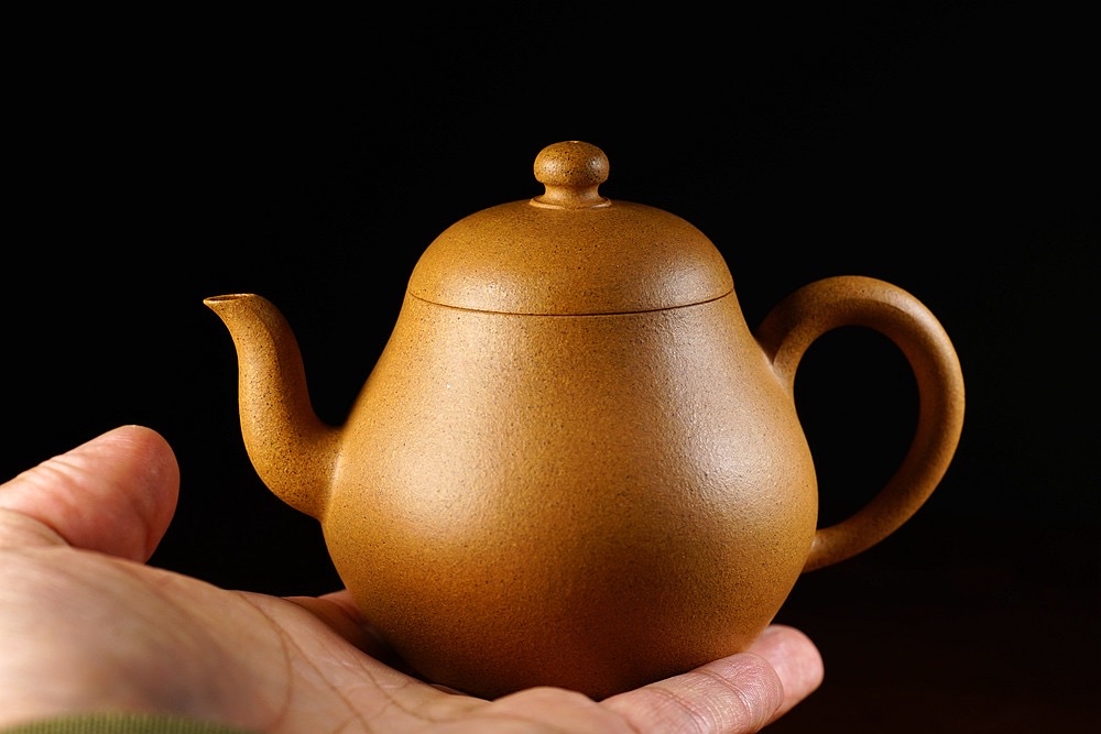 宜兴紫砂壶曲峰全手工摹古高梨190cc