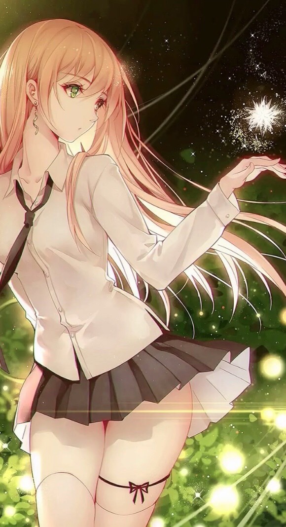 构图很美的动漫图片,角色魅力呼之欲出,画面极佳