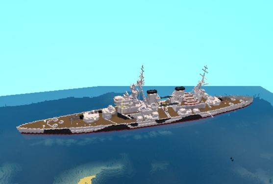 迷你世界安森号战列舰