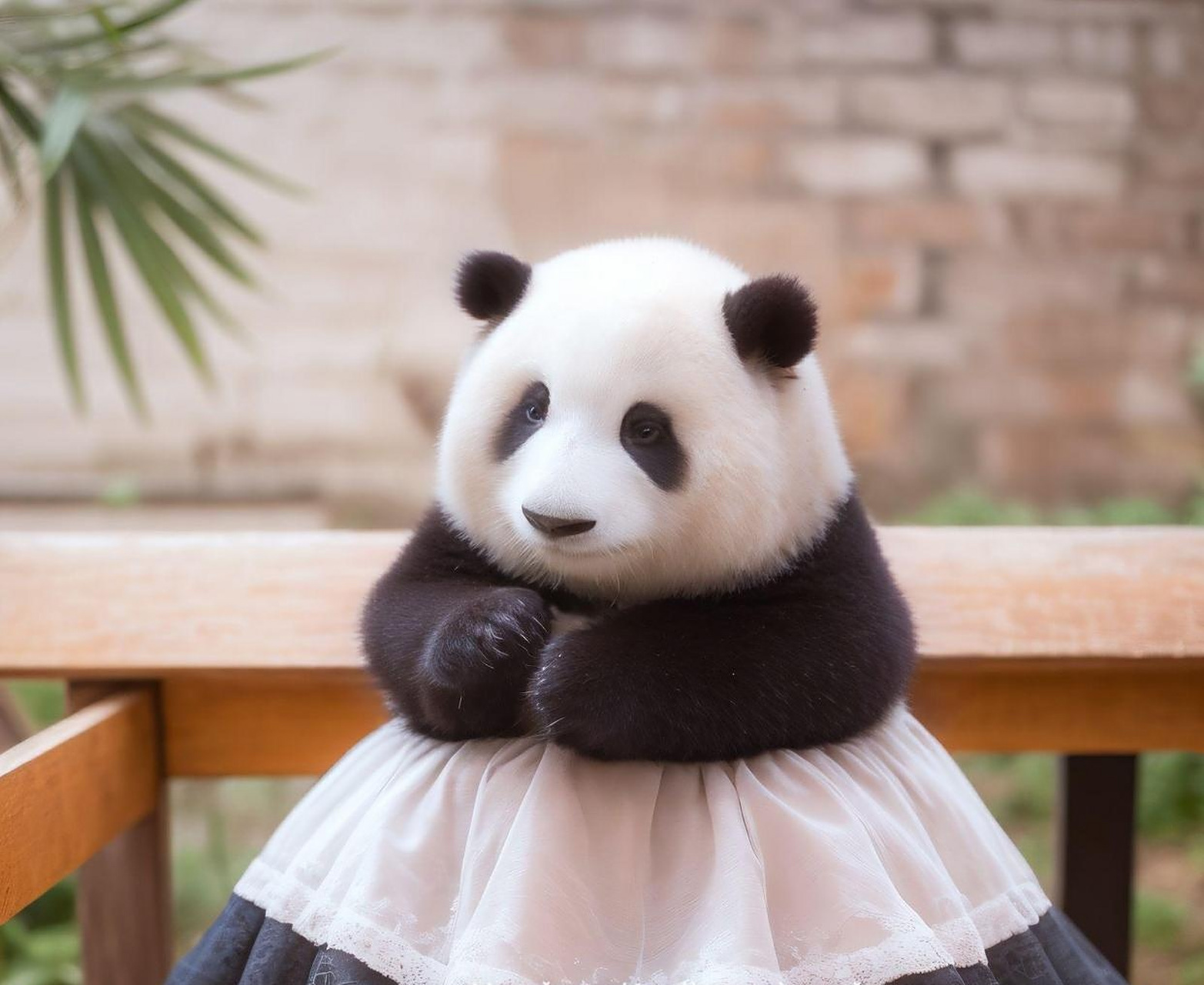 太有才了,有人给花花p上蓬蓬裙,哈哈,美美的可爱的