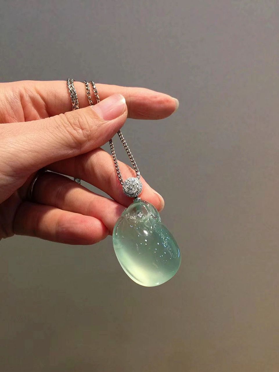 翡翠福袋吊坠95|||百搭款[红色心形r]#笔记灵感[话题]# 小90迷