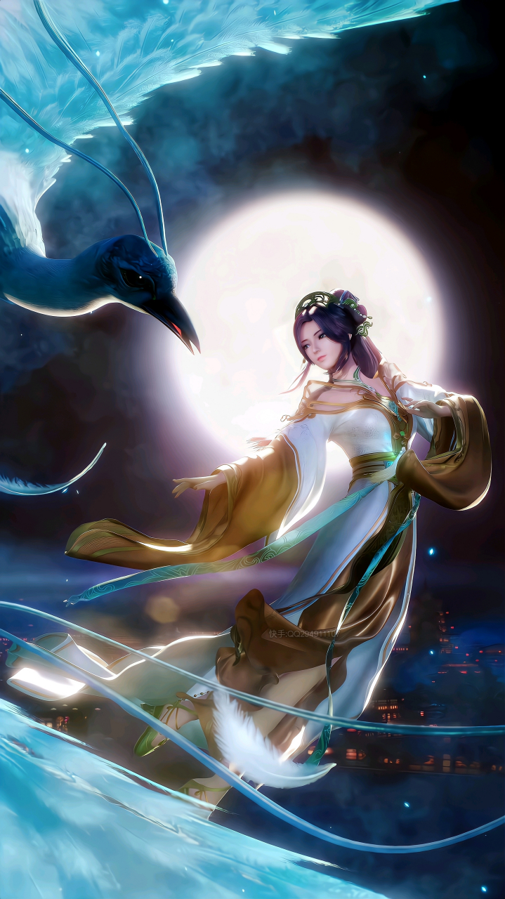天行九歌# 弄玉精美图片壁纸#国漫女神# #弄玉