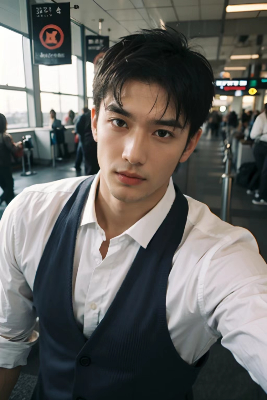 浓颜系顶级帅哥,直视都会害羞噢#颜值