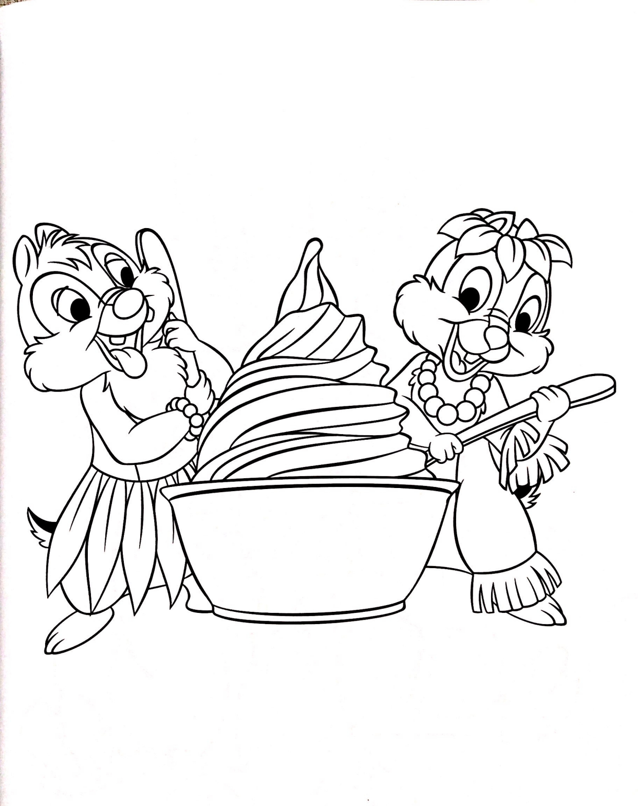 迪士尼动画线稿