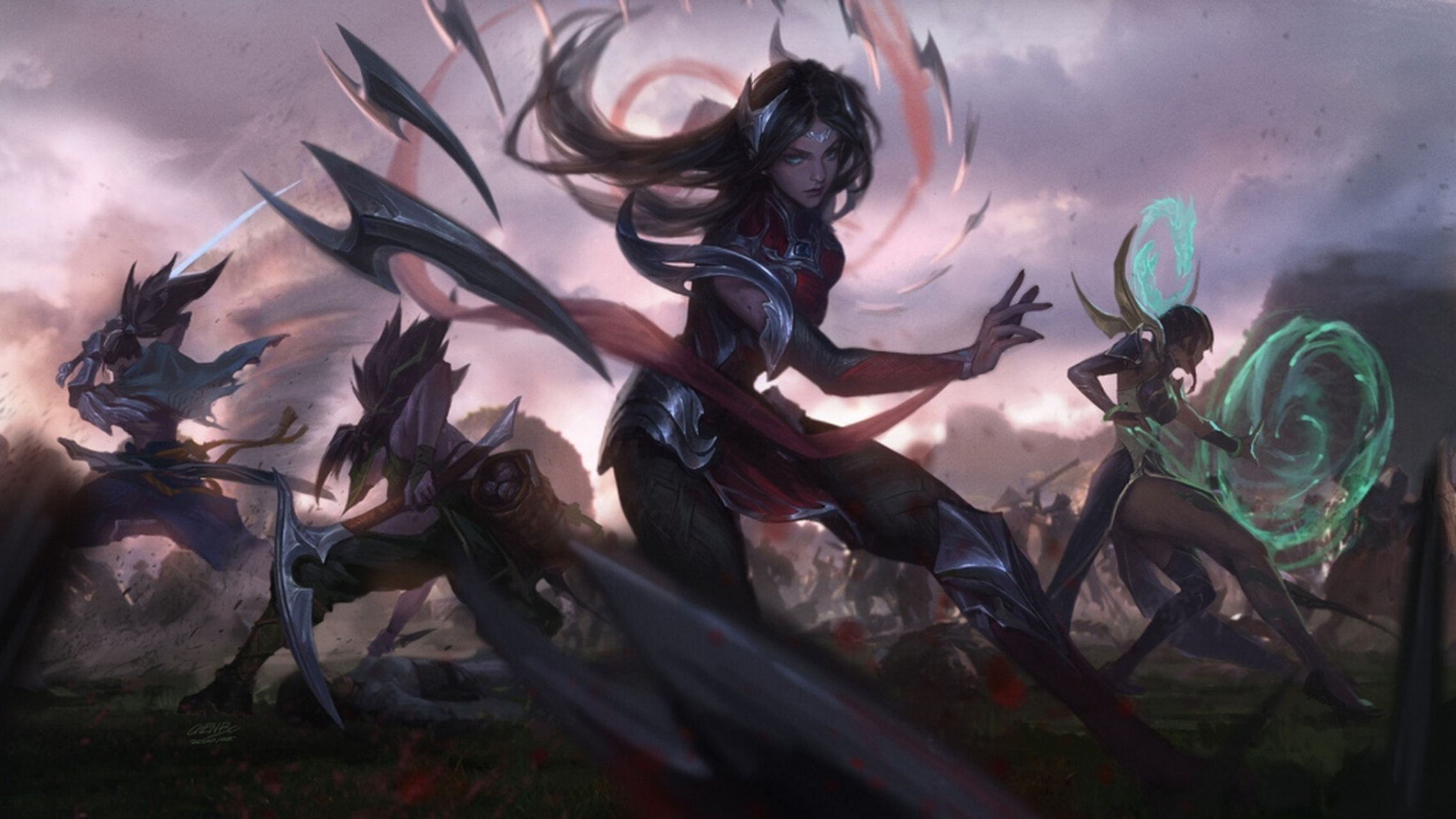 lol女英雄电脑壁纸合集,每一个女英雄都各有自己的特色,或冷艳或温柔