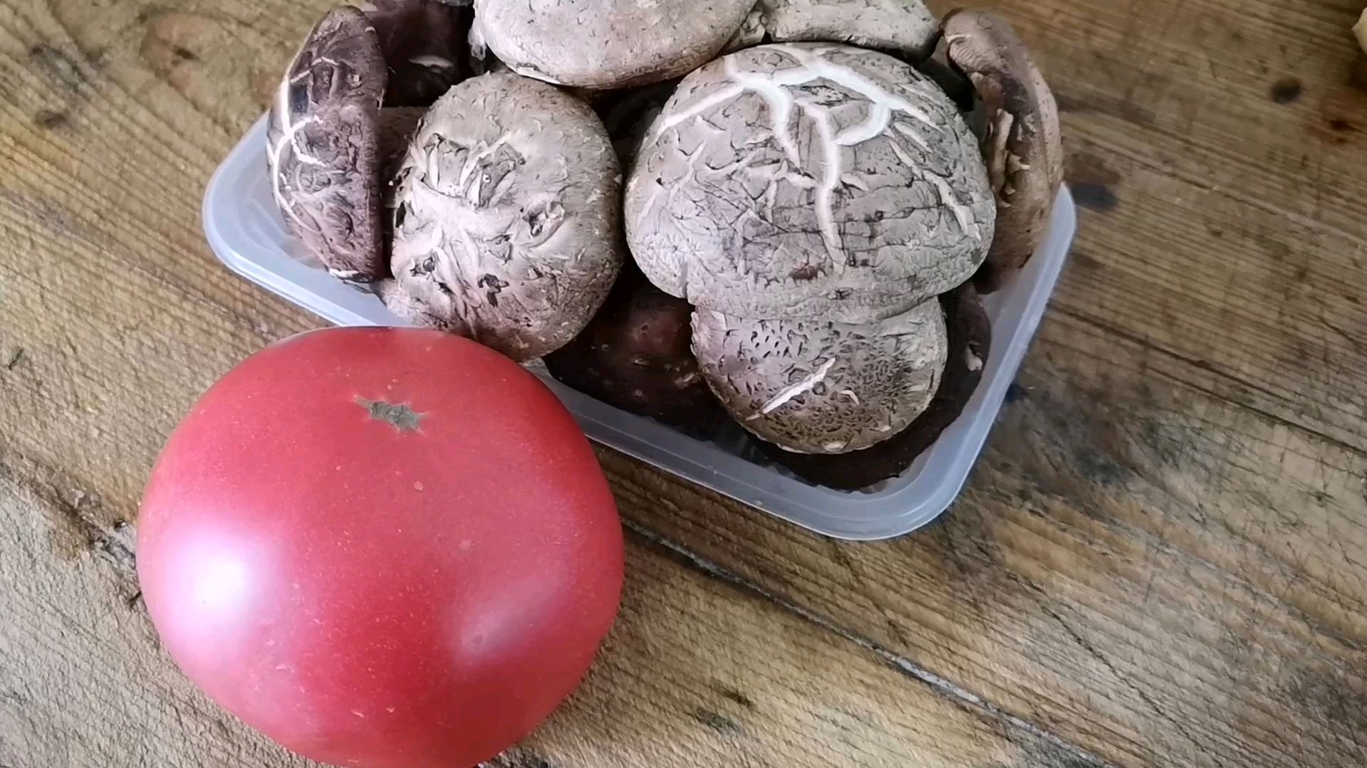 西红柿遇上香菇,简单食材简单做,出菜快,酸甜可口