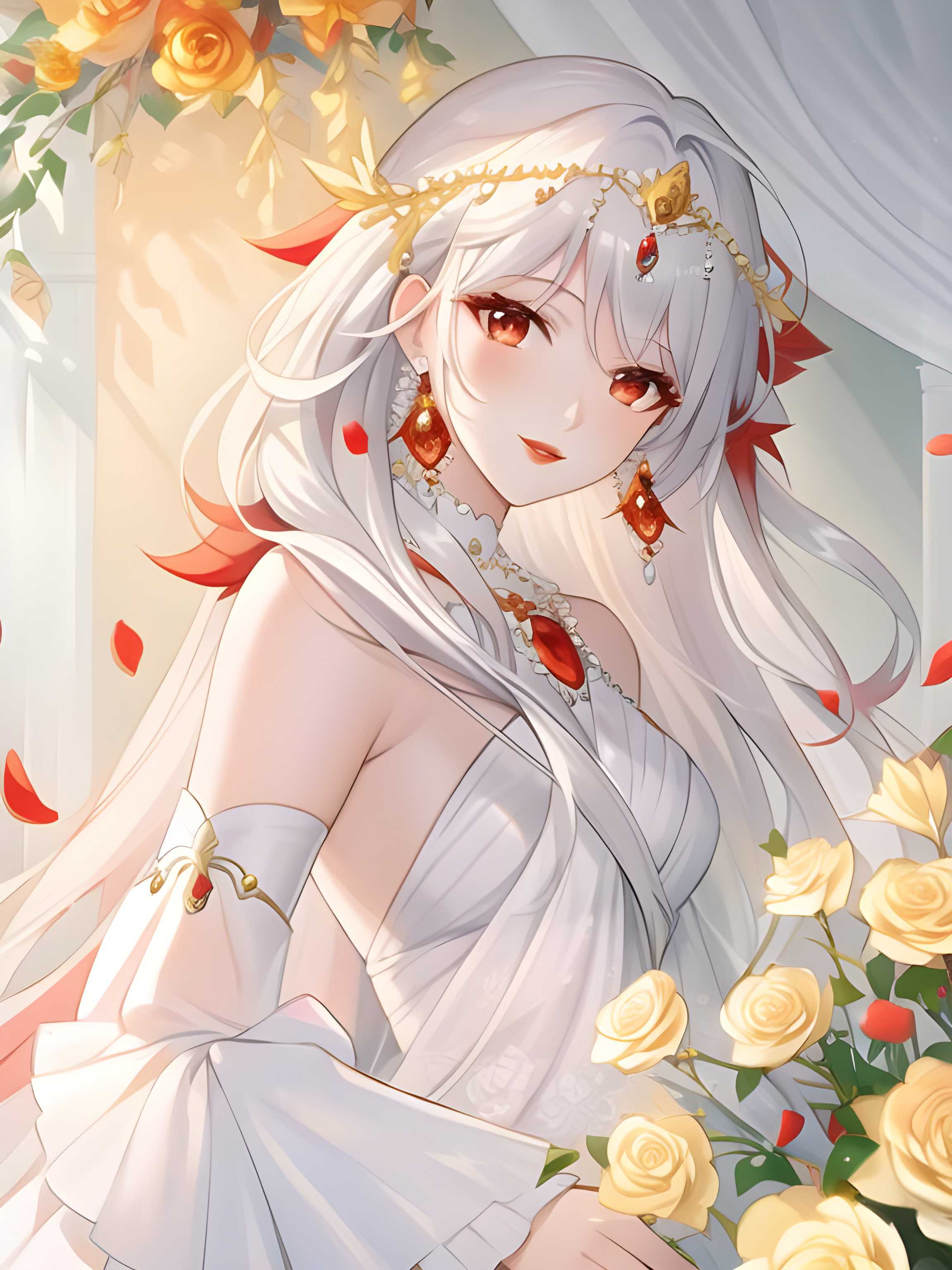 纯白花嫁的意义