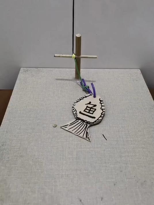 十字架自动钓鱼机关
