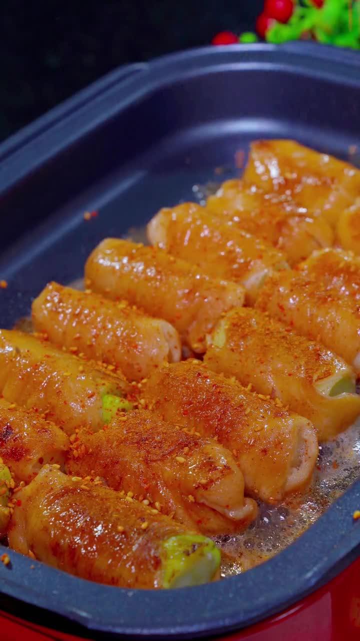 大肠包大葱,这味道绝了,以后再也不用出去吃宵夜了街边小吃美食推荐官