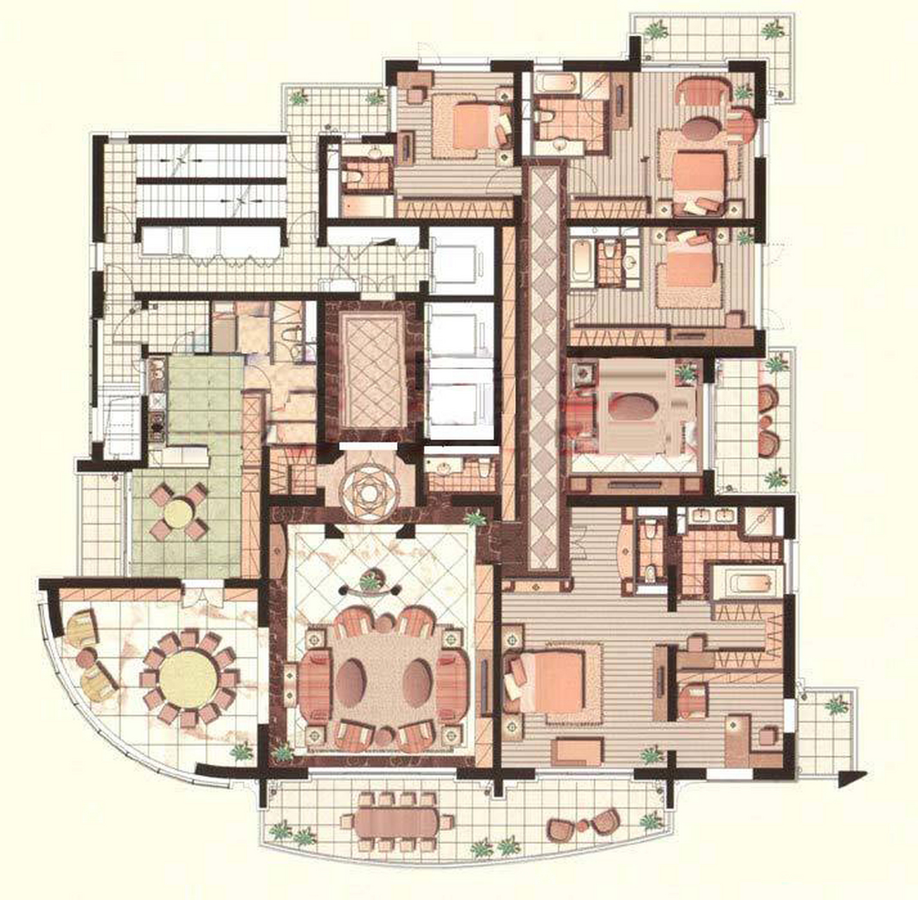 汤臣一品楼王户型?这也太带范了吧?