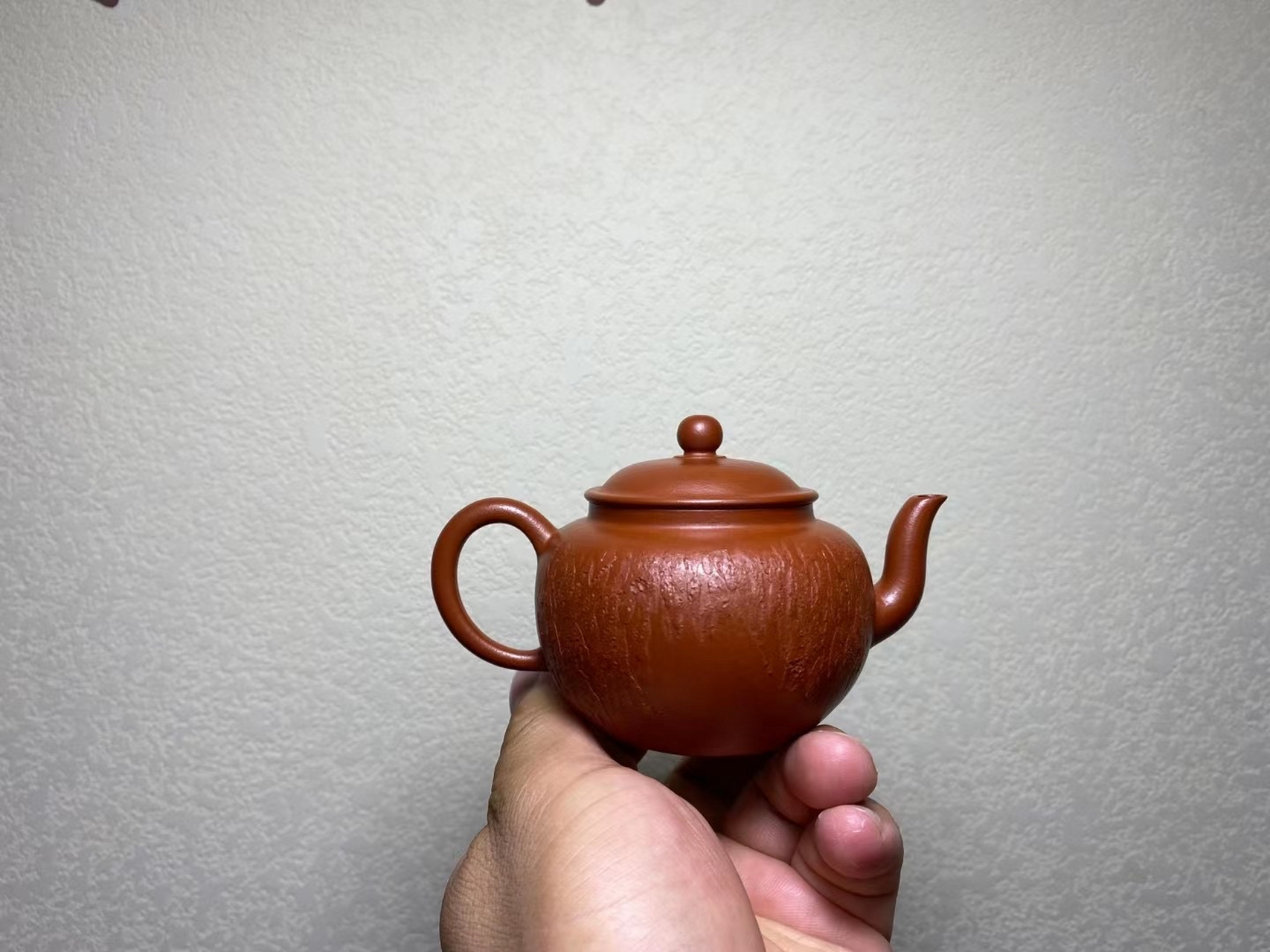 朱泥界·秦巡新品61宫灯壶#紫砂壶# #全手工#  赵庄老朱泥,125cc 壶