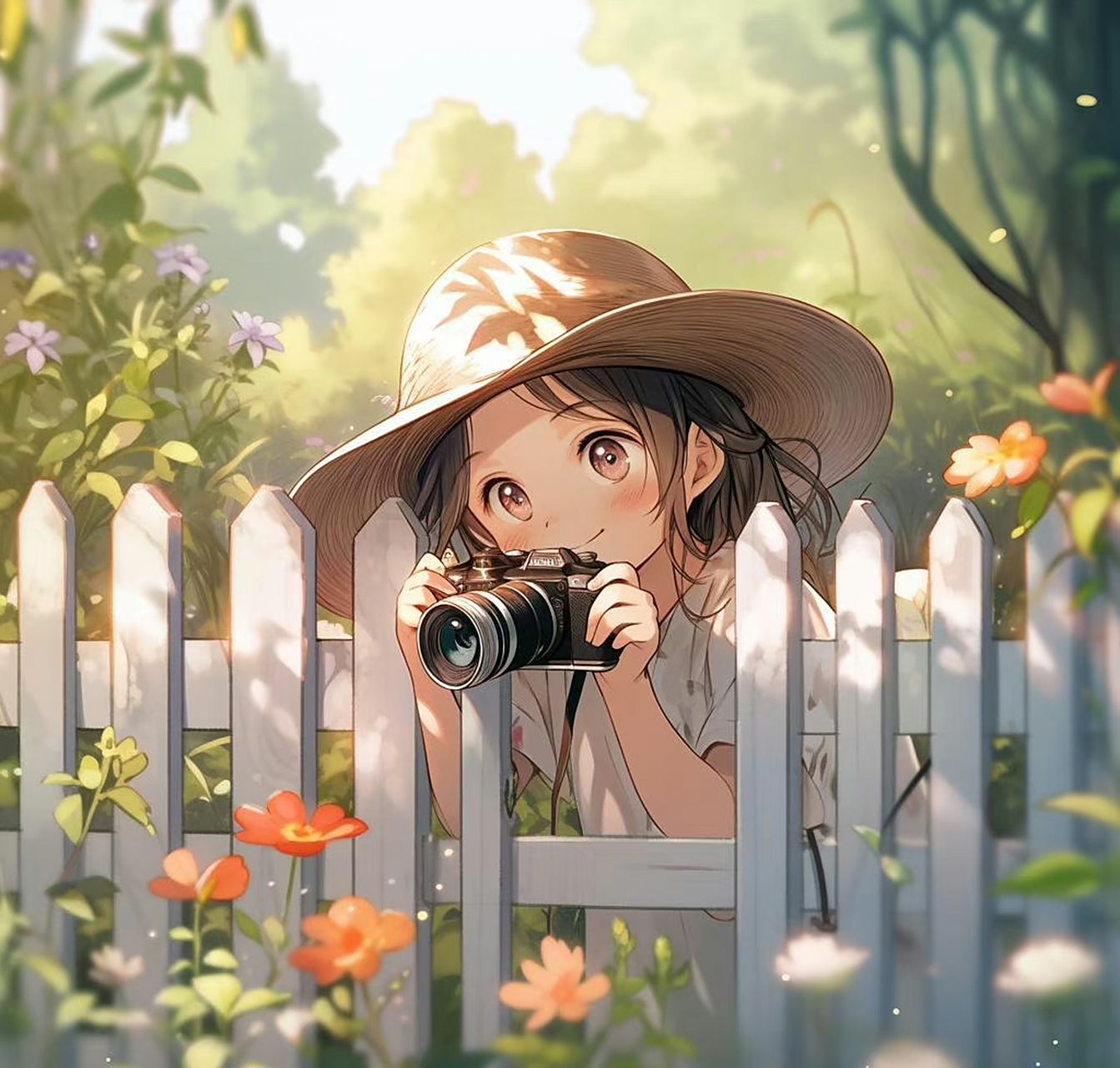 呆萌小摄影师可爱头像  好治愈!