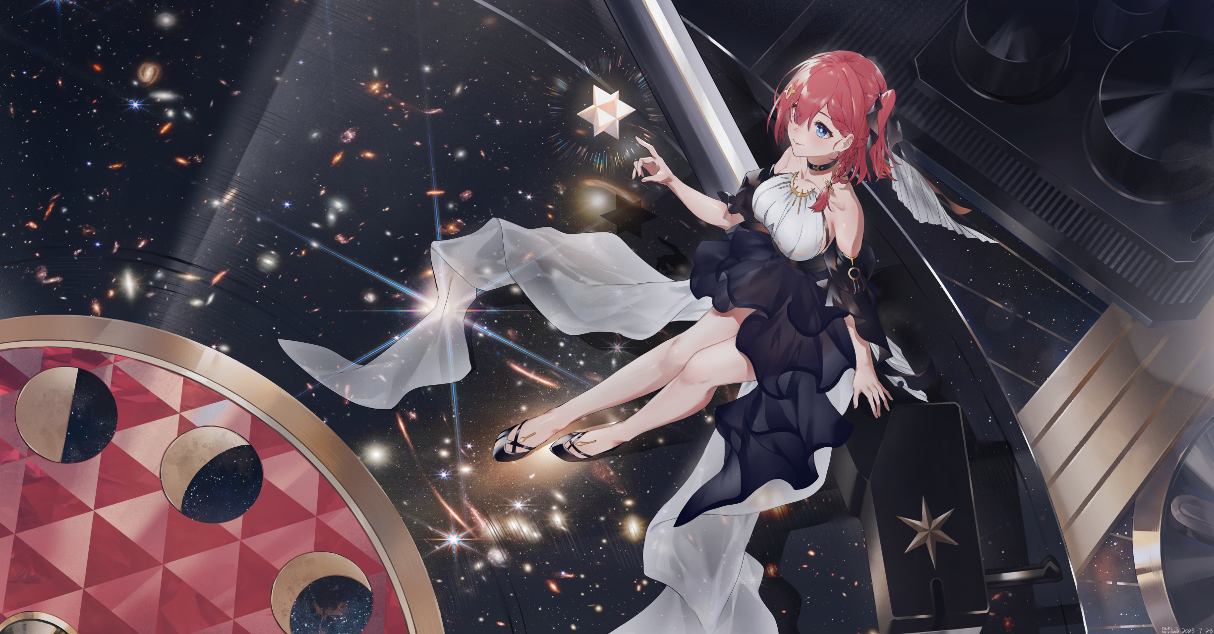 艾丝妲,镜流和心海 画师:特日日世界第一可矮