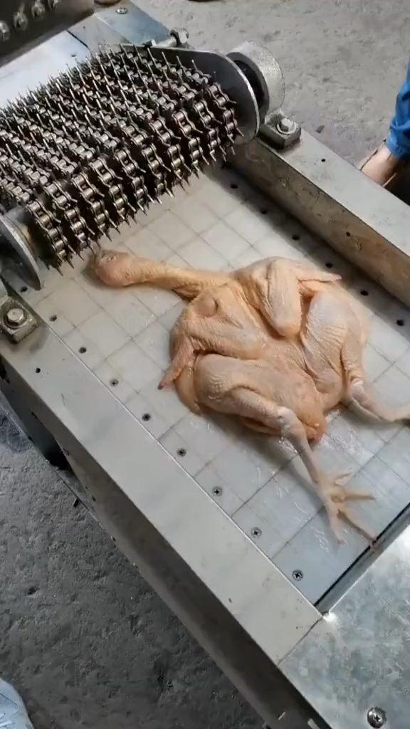 全自动切鸡块机