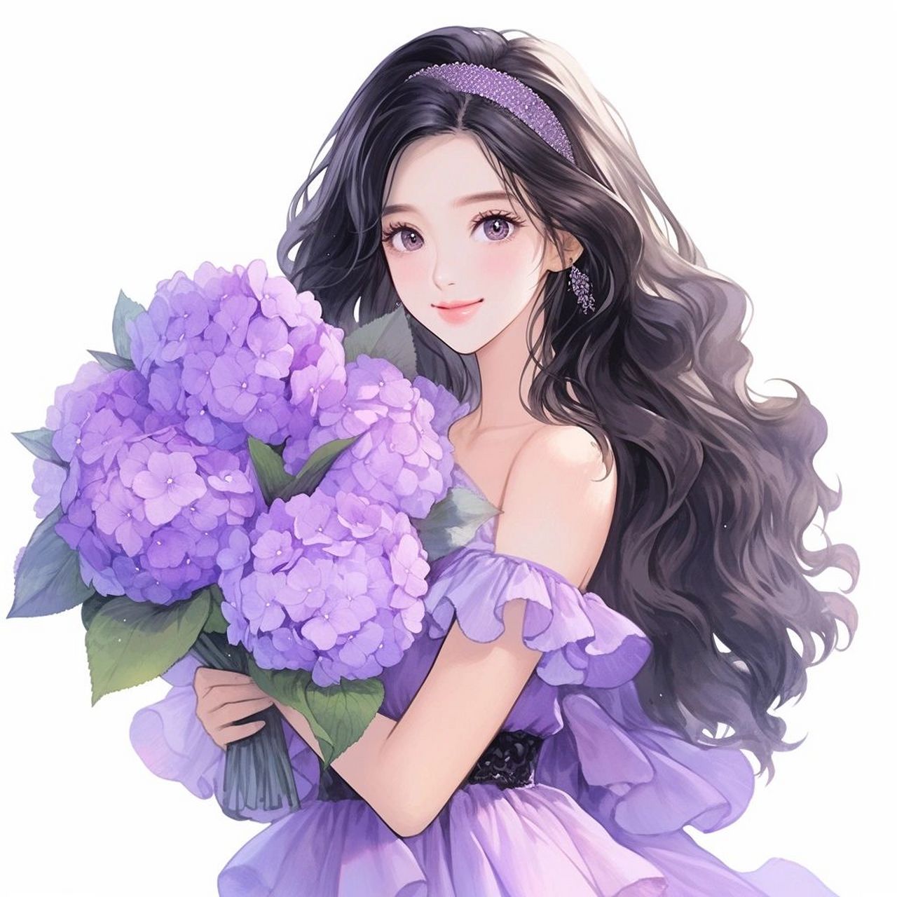 紫色系头像:生活不一定很酷,但一定要全力以赴.