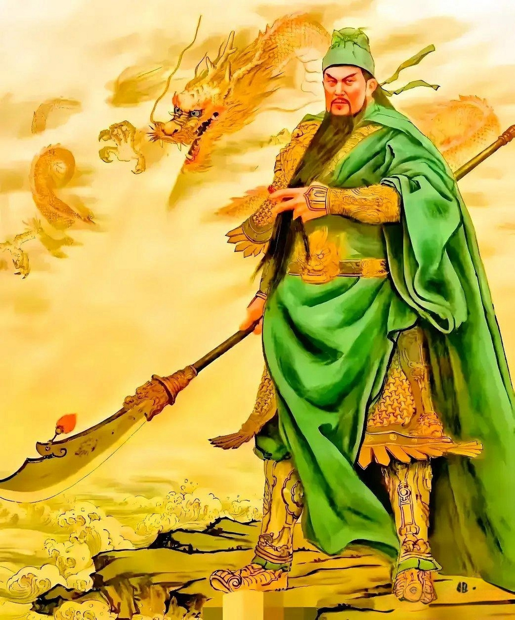 《三国演义》人物画像分享—(关羽)  关羽:字云长,字长生  #历史