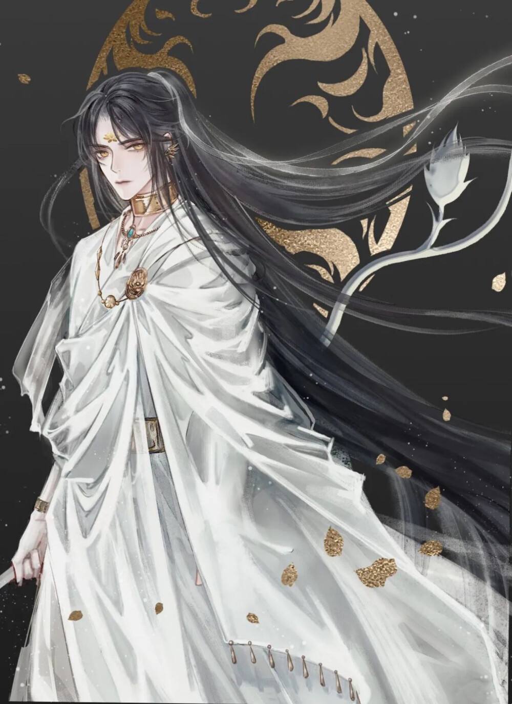 古风美男壁纸 翩翩白衣少年郎
