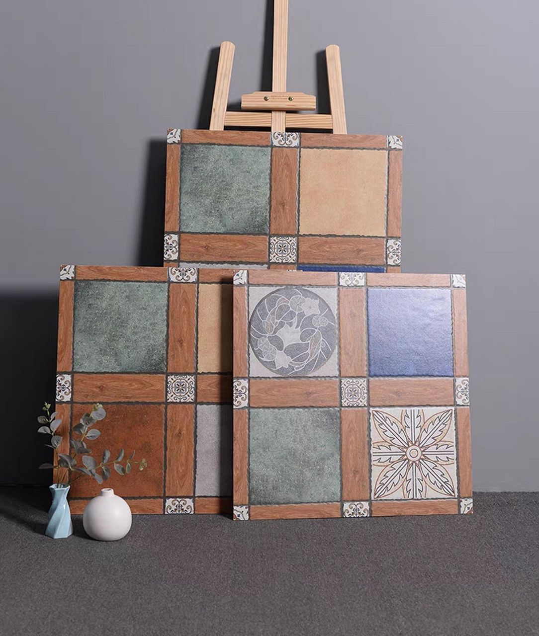 美式复古砖室外院子瓷砖露台阳台花园庭院地砖防滑仿古砖600x600