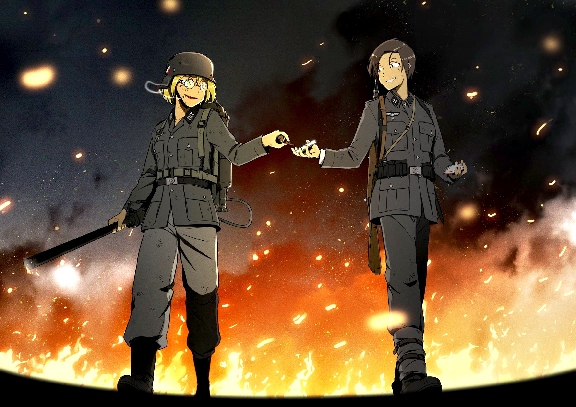 画师mrxinom战争插画欣赏