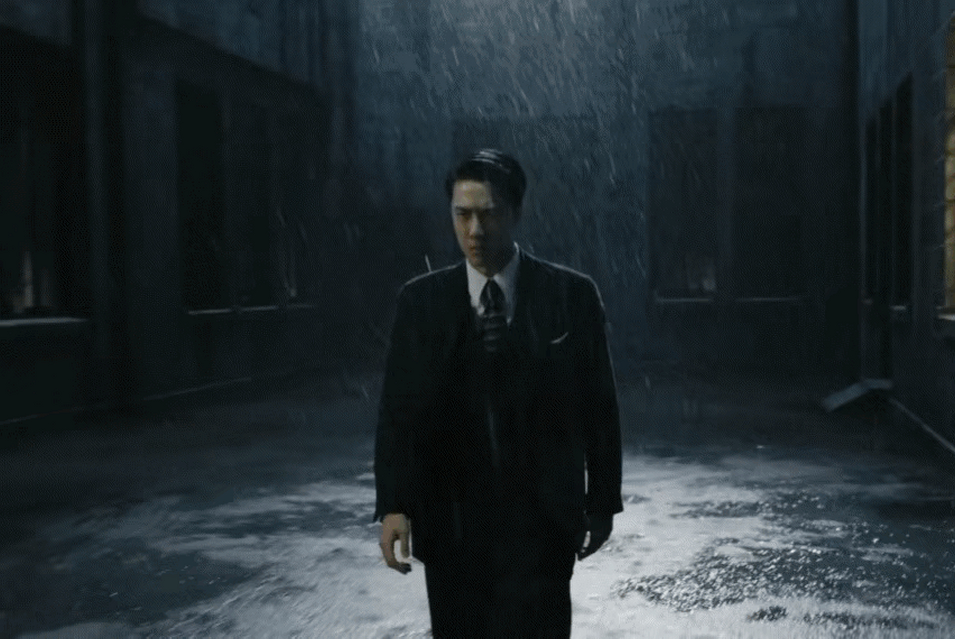 程耳的作品《无名》,延续了他一贯的黑色氛围和审美,梁朝伟,王一博和