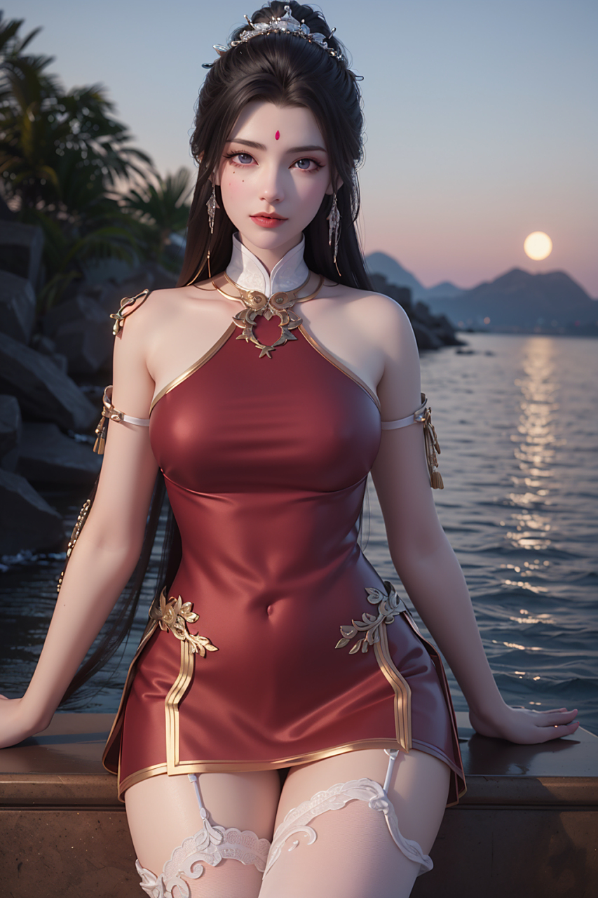 月婵清漪婚服#国漫女神# #动漫壁纸# #你好动画人# #完美世界月婵##ai