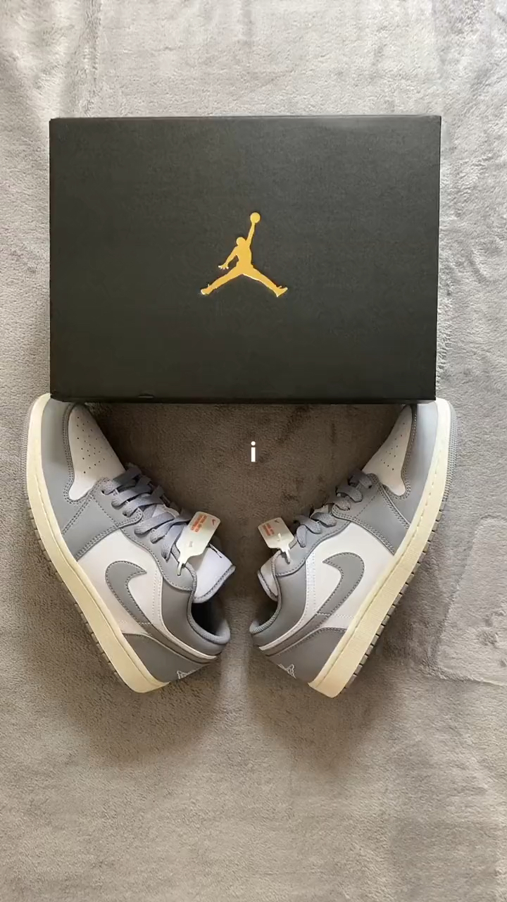 aj1 灰白氧化小dior开箱分享!