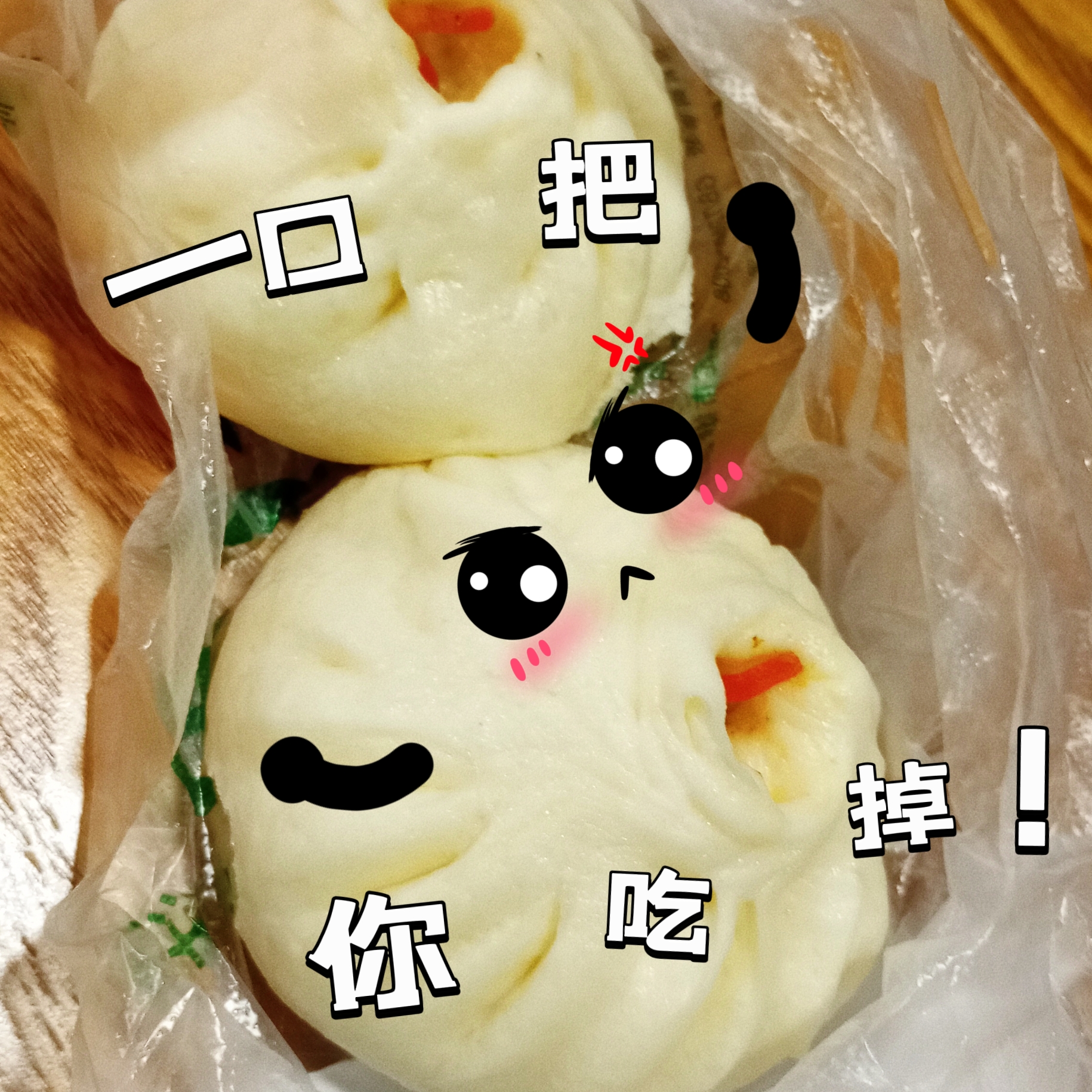 中午吃了两个胡萝卜豆腐粉条包子,一个茶叶蛋,不太咸,一碗小米糯米