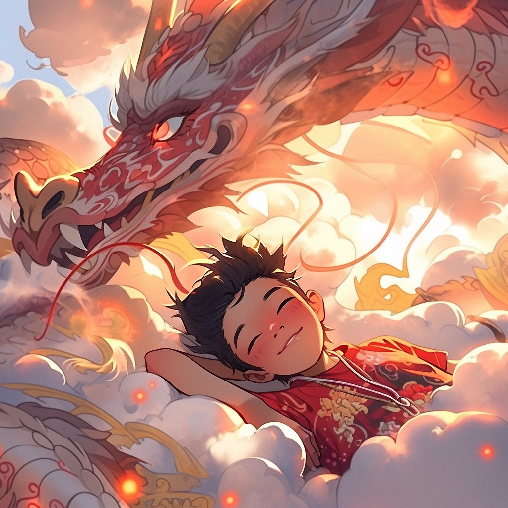 好运头像提升能量高频能量的头像祥龙