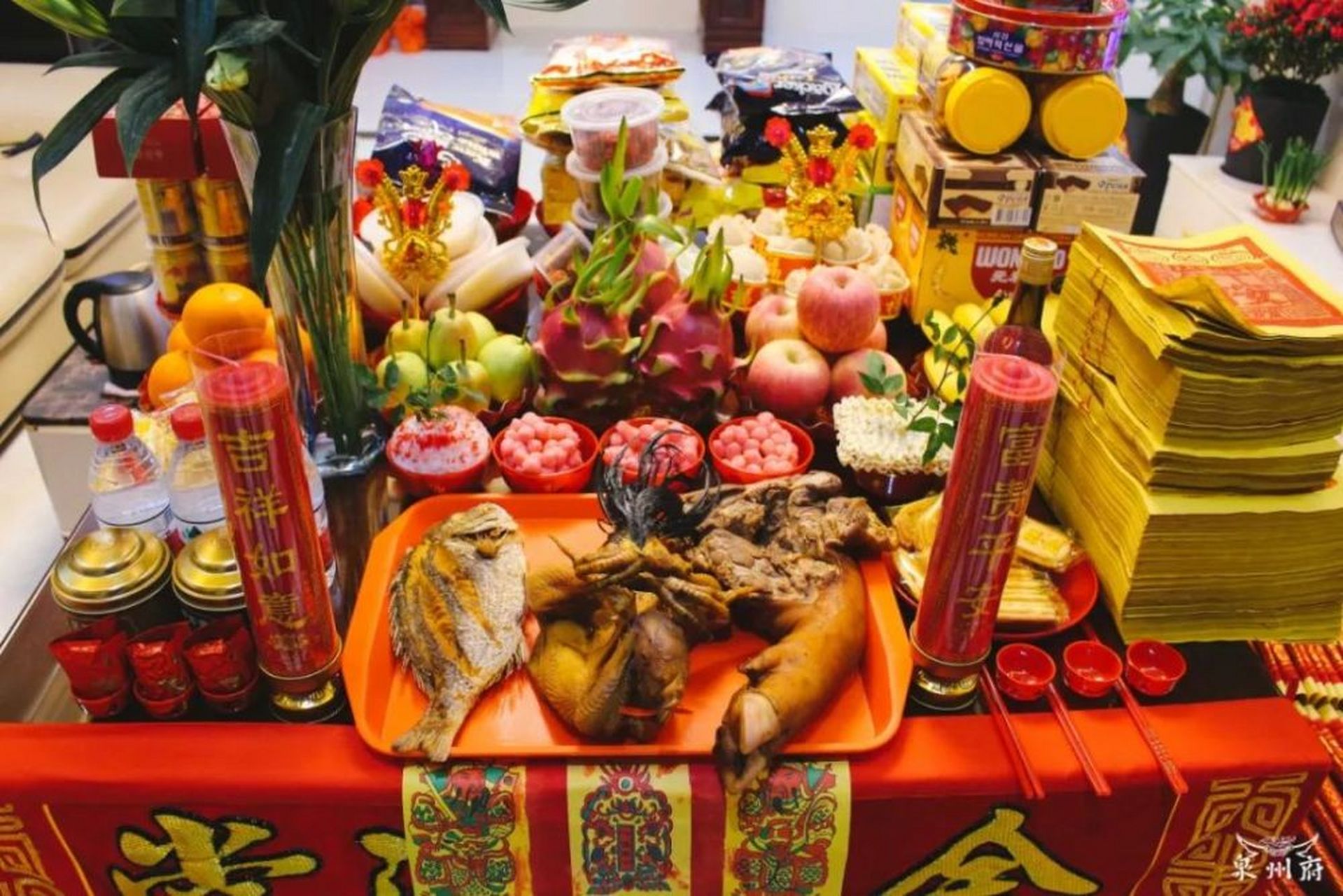 民俗文化 / 五牲,古代用作祭品的五种动物.