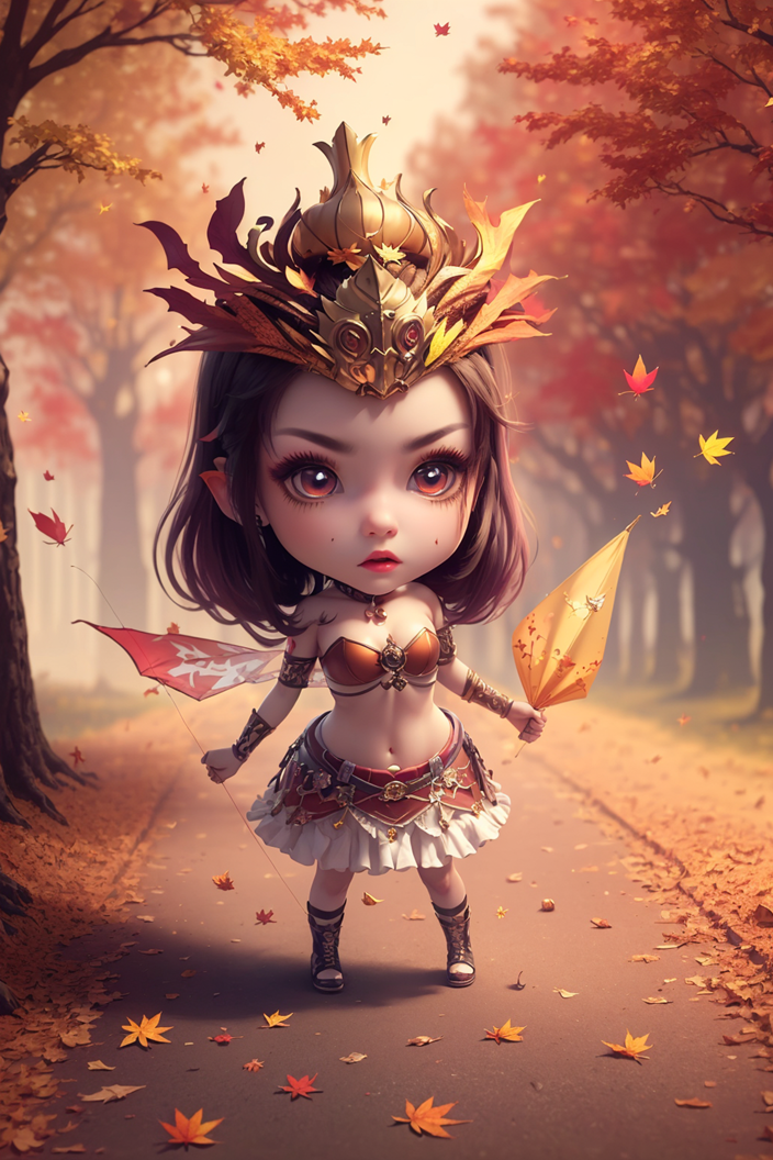 超可爱的q版美杜莎女王美图