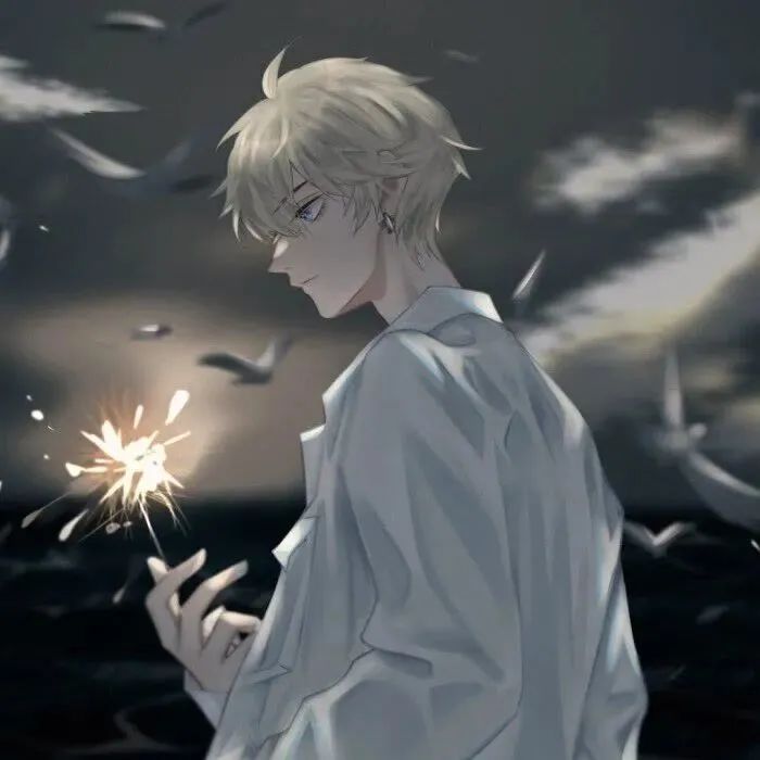 「头像」充满故事的动漫男头