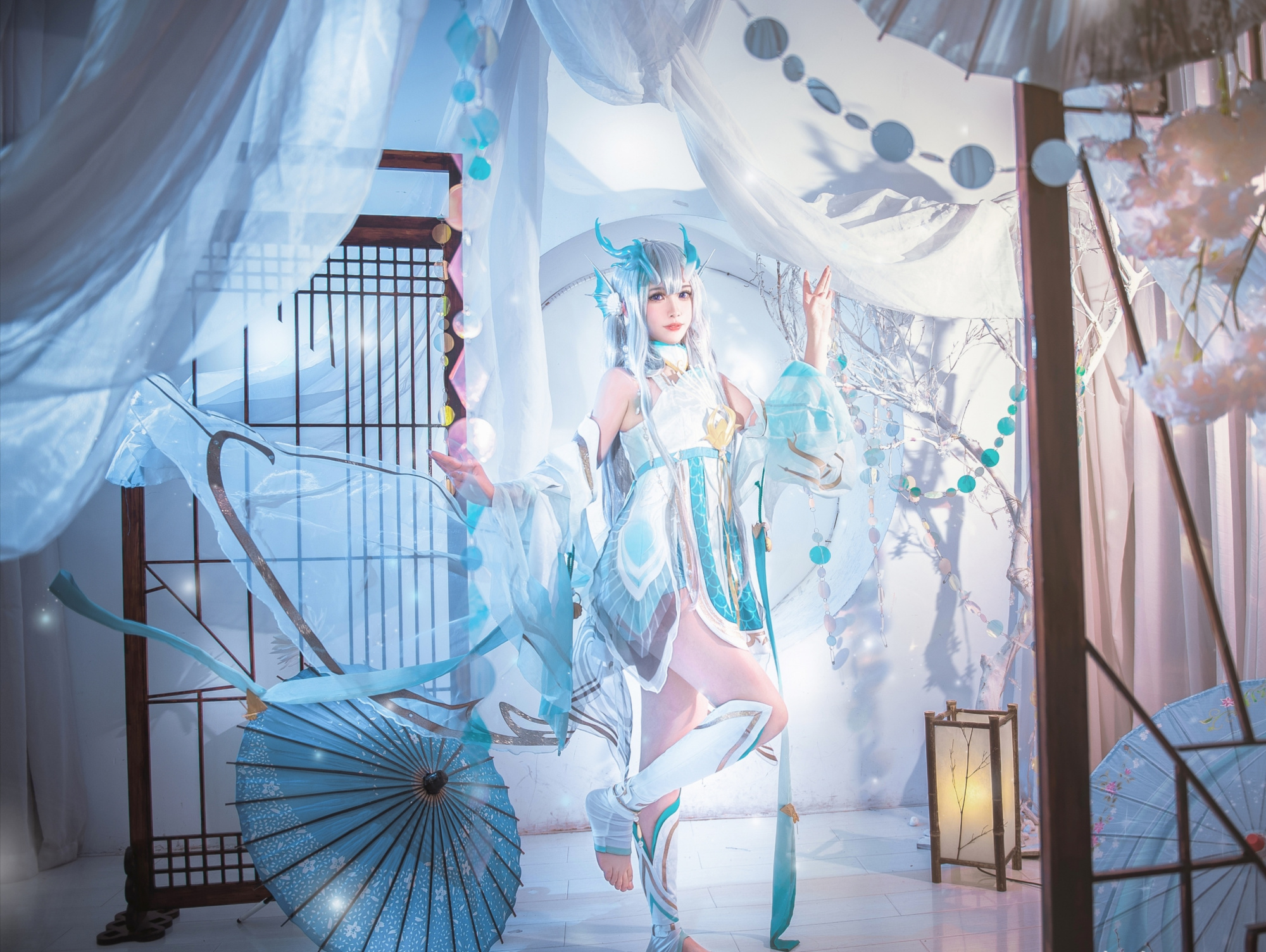 《王者》西施cos,这双大长腿会迷倒多少玩家