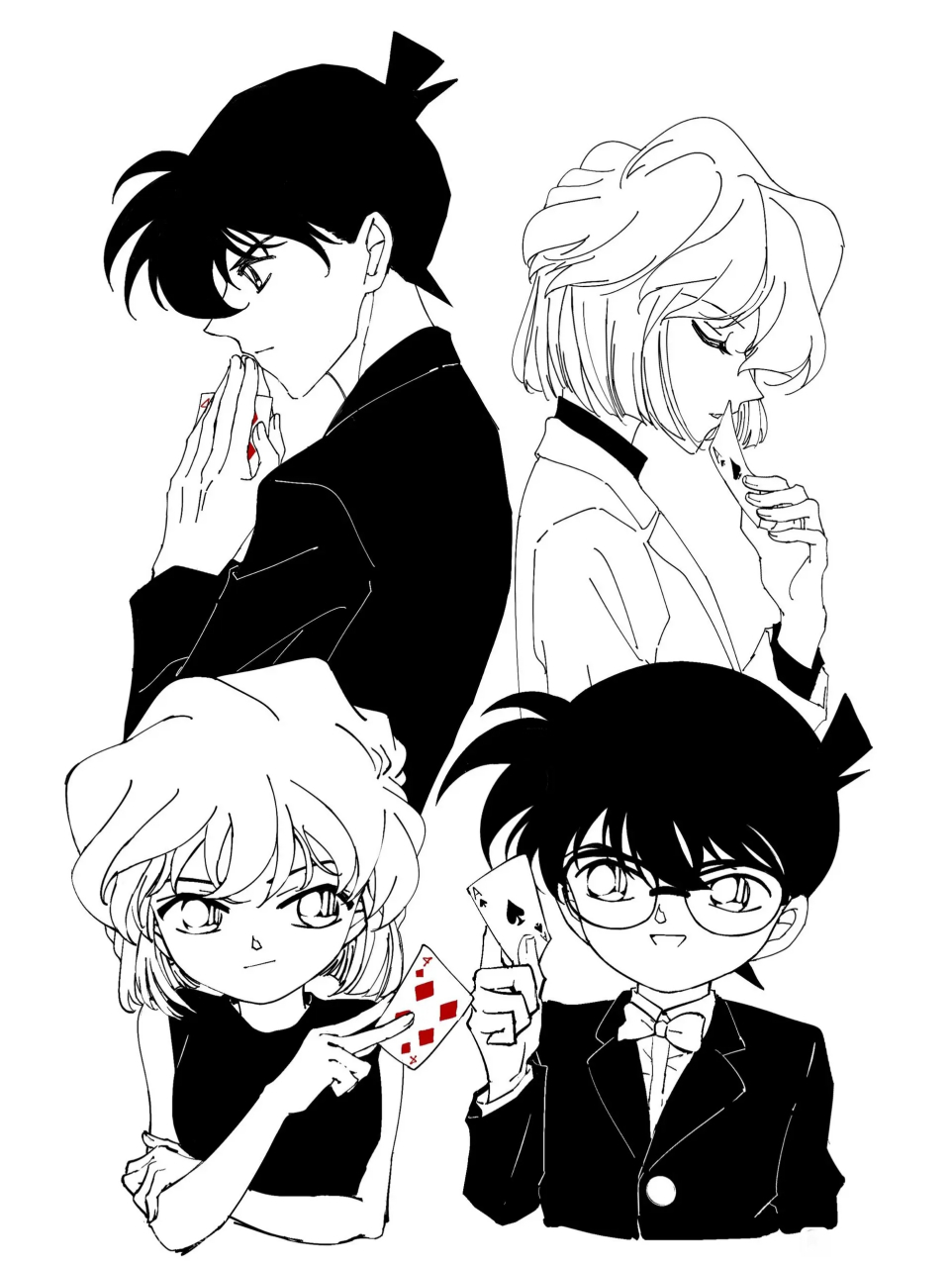 名侦探柯南# 柯哀!新志!命运共同体![温暖]